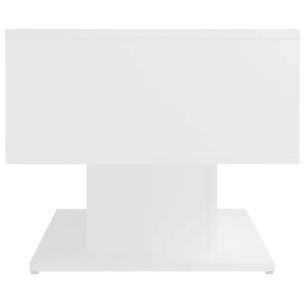 Coffee Table White Modern 103.5 x 50 x 44.5 cm Engineered Wood