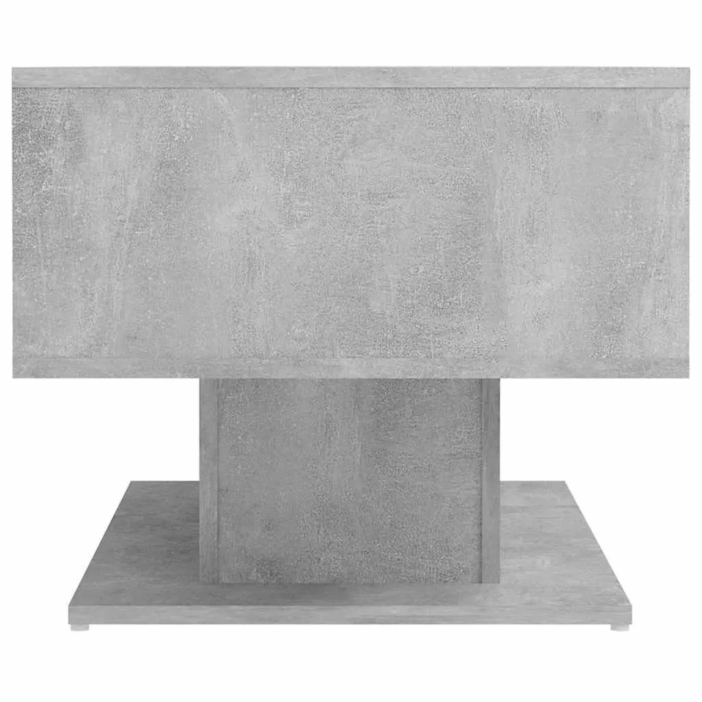 Coffee Table Grey Storage Shelf Modern Engineered Wood 103.5 x 50 x 44.5 cm