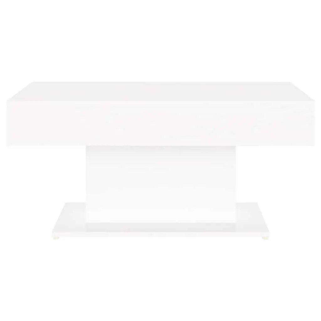 Coffee Table White Modern 96x50x45cm Engineered Wood