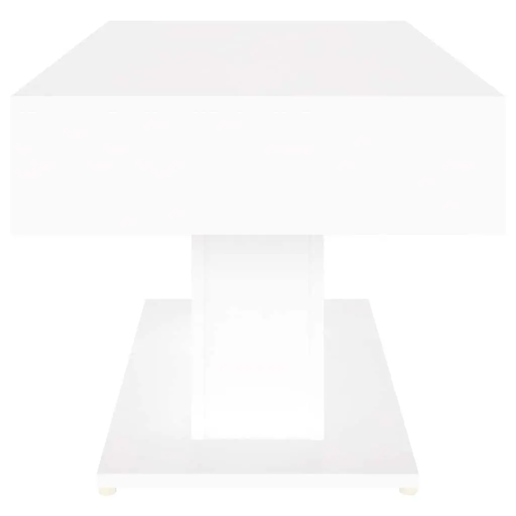 Coffee Table White Modern 96x50x45cm Engineered Wood