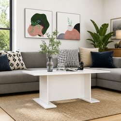 Stylish White Coffee Table for Contemporary Living Spaces