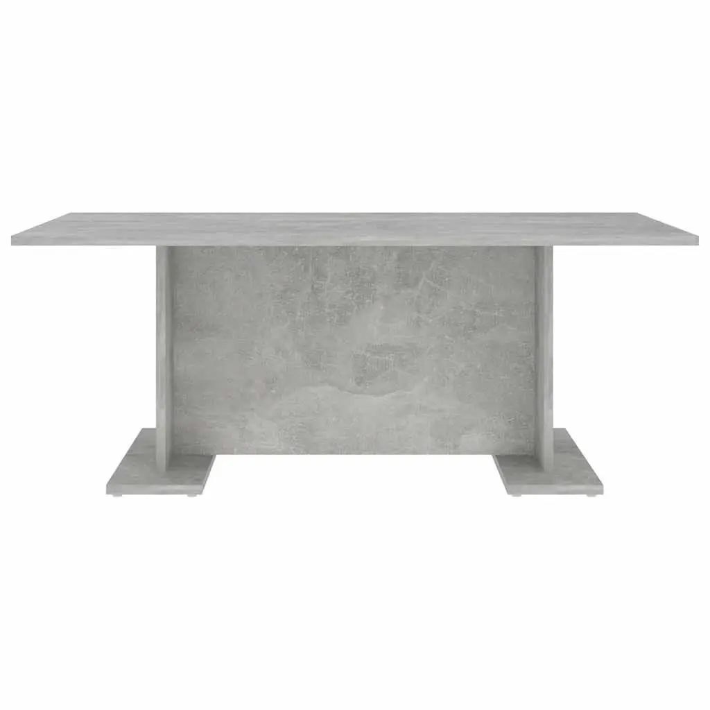 Engineered Wood Coffee Table Grey Modern 103.5L x 60W x 40H cm