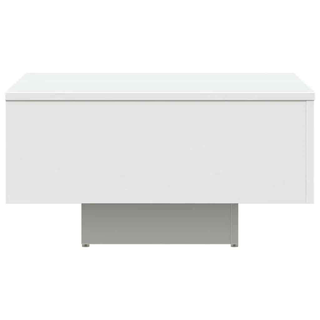 Coffee Table White 60x60x31.5 cm Engineered Wood Centre Living Room Accent