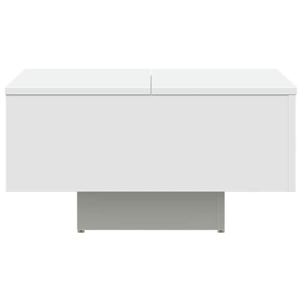Coffee Table White 60x60x31.5 cm Engineered Wood Centre Living Room Accent