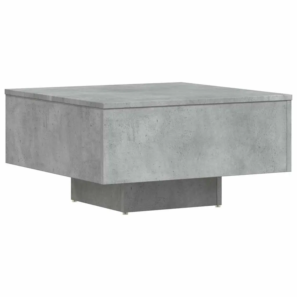 Coffee Table Grey Modern 60x60x31.5cm Engineered Wood