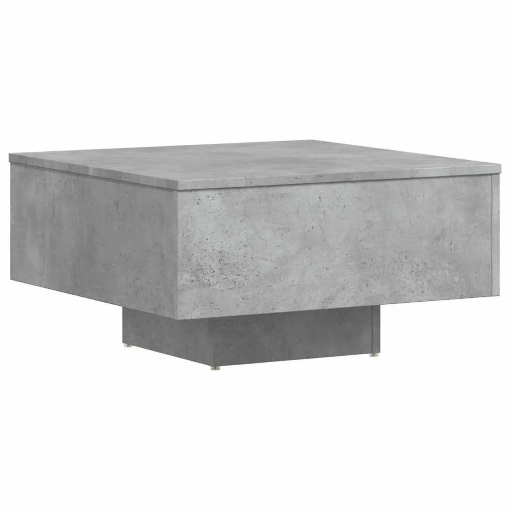 Coffee Table Grey Modern 60x60x31.5cm Engineered Wood