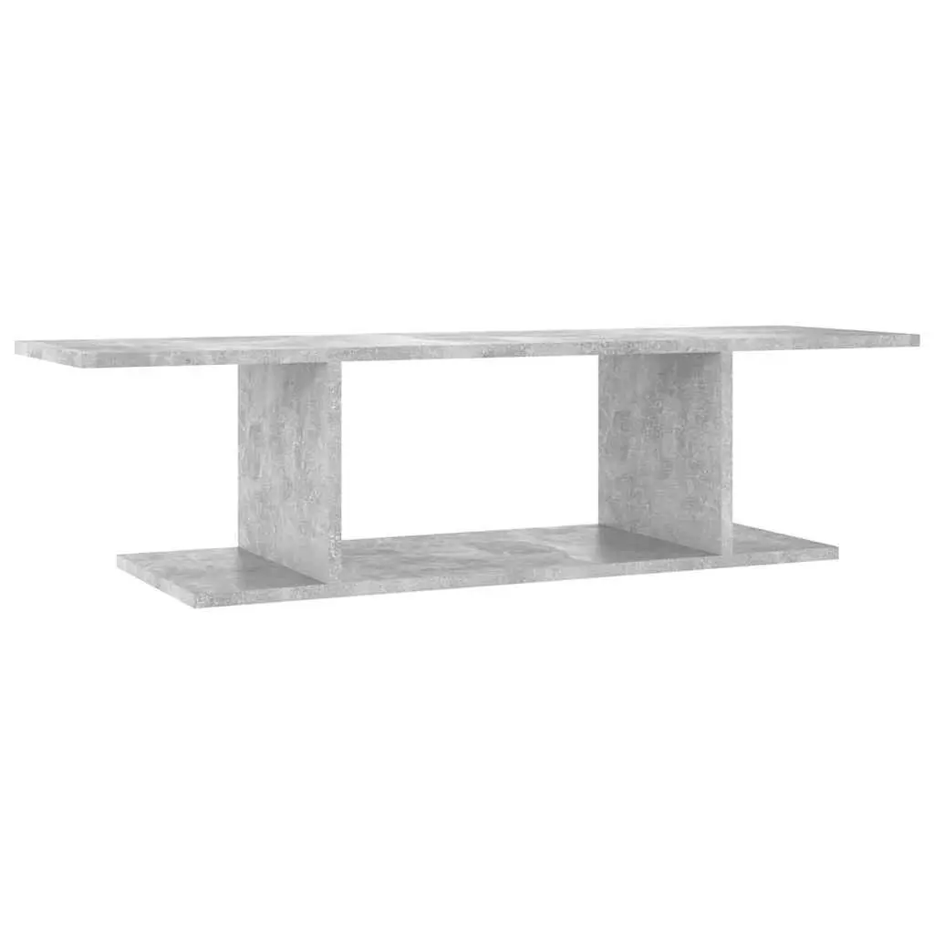 Wall Mounted TV Cabinet Grey 103 x 30 x 26.5 cm Durable Media Console Unit
