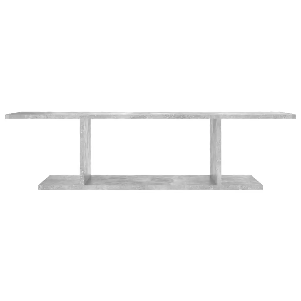 Wall Mounted TV Cabinet Grey 103 x 30 x 26.5 cm Durable Media Console Unit