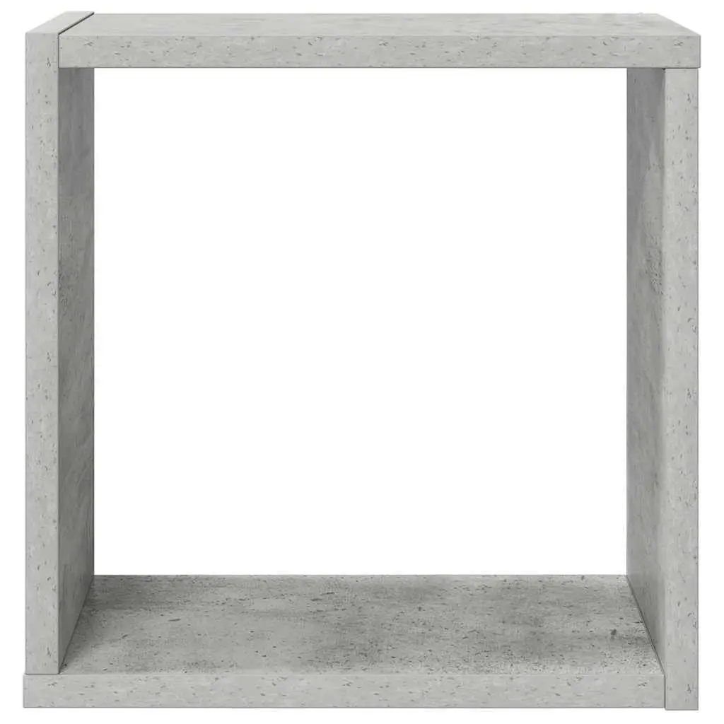 Wall Cube Shelves Grey Floating Storage Display 30 x 15 x 30 cm