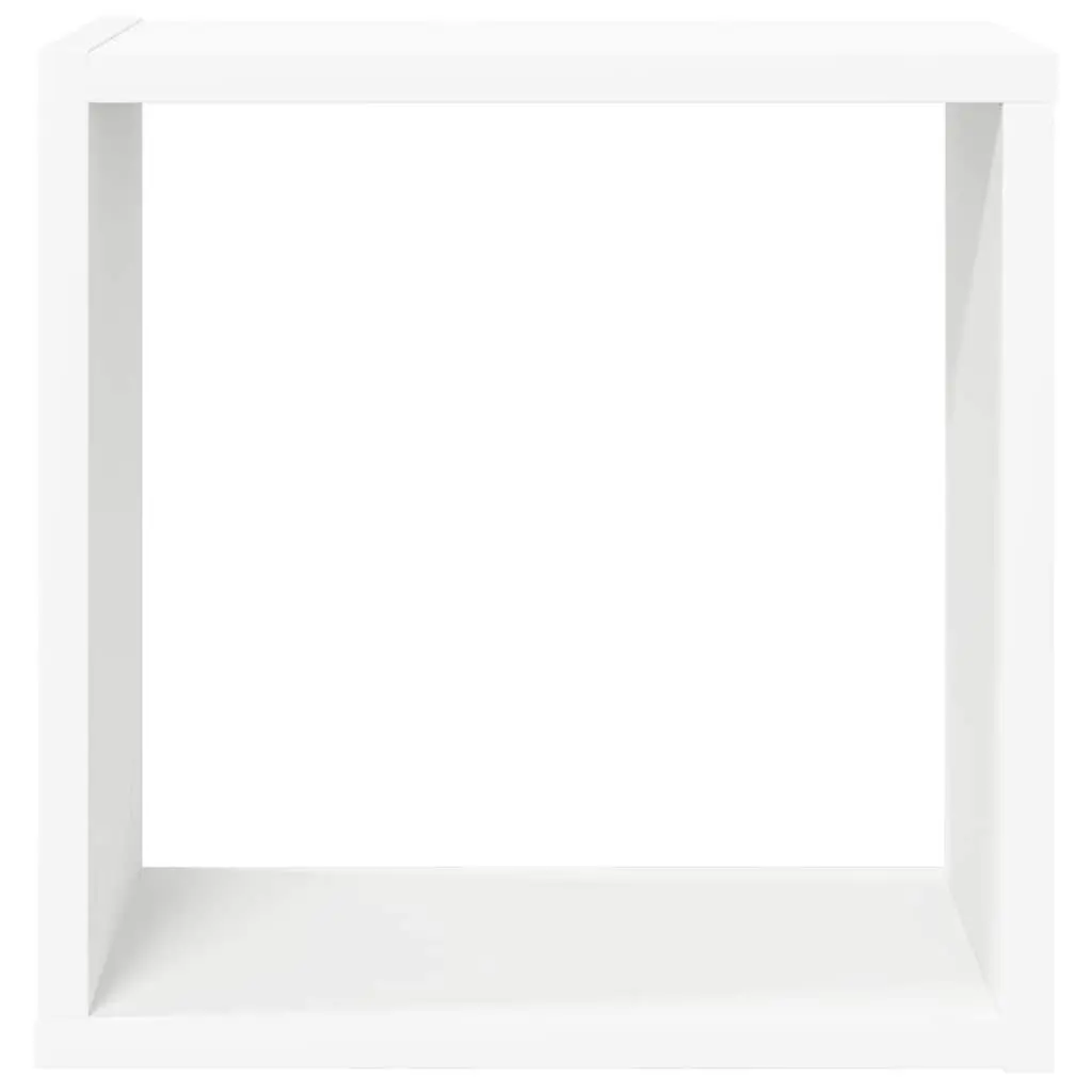 Wall Cube Shelves Set White Sonoma Oak Floating Storage Display Organizer 30 x 15 x 30 cm