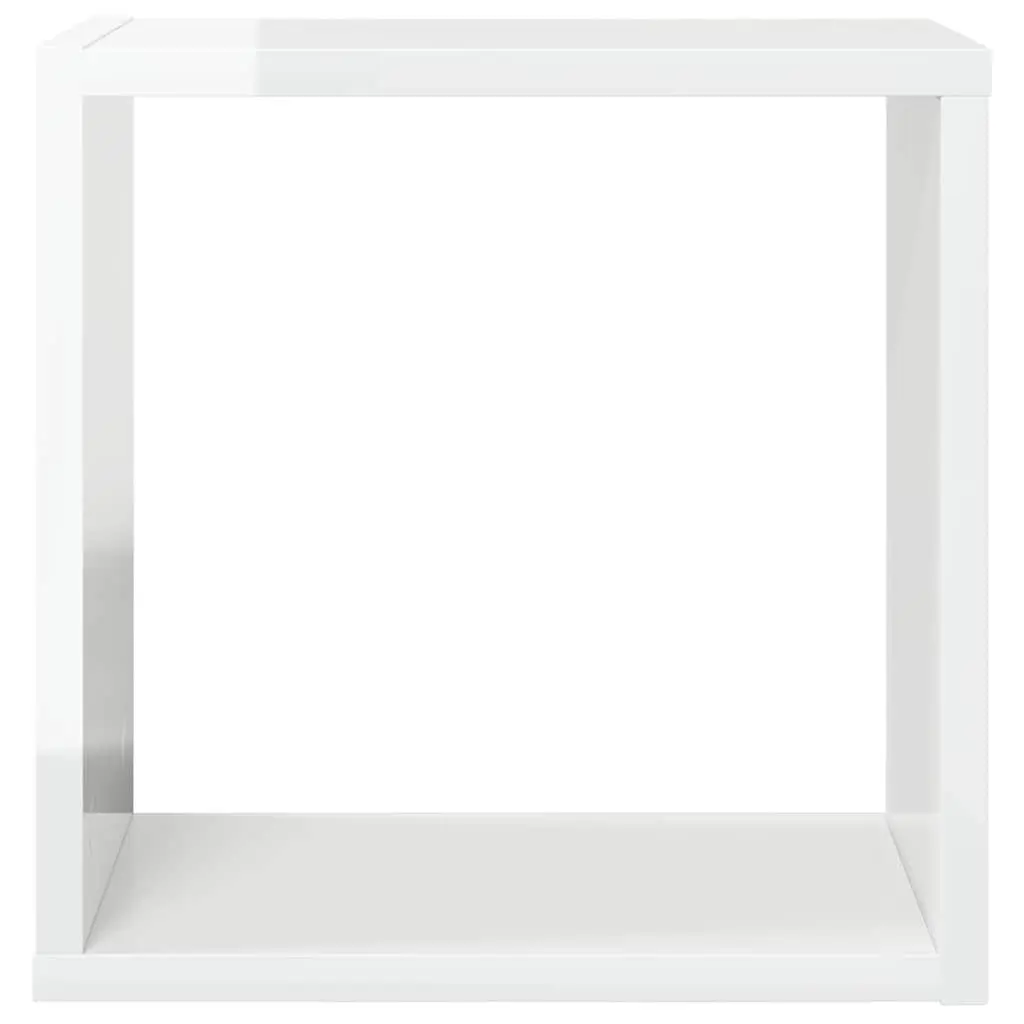 Wall Cube Shelves Floating Storage Display White 30x15x30 cm