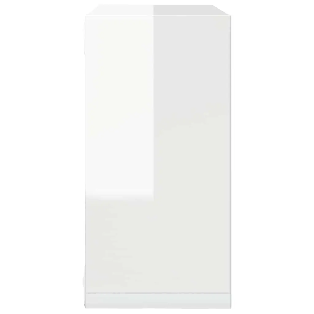 Wall Cube Shelves Set White Floating Display Storage Shelving 30 x 15 x 30 cm