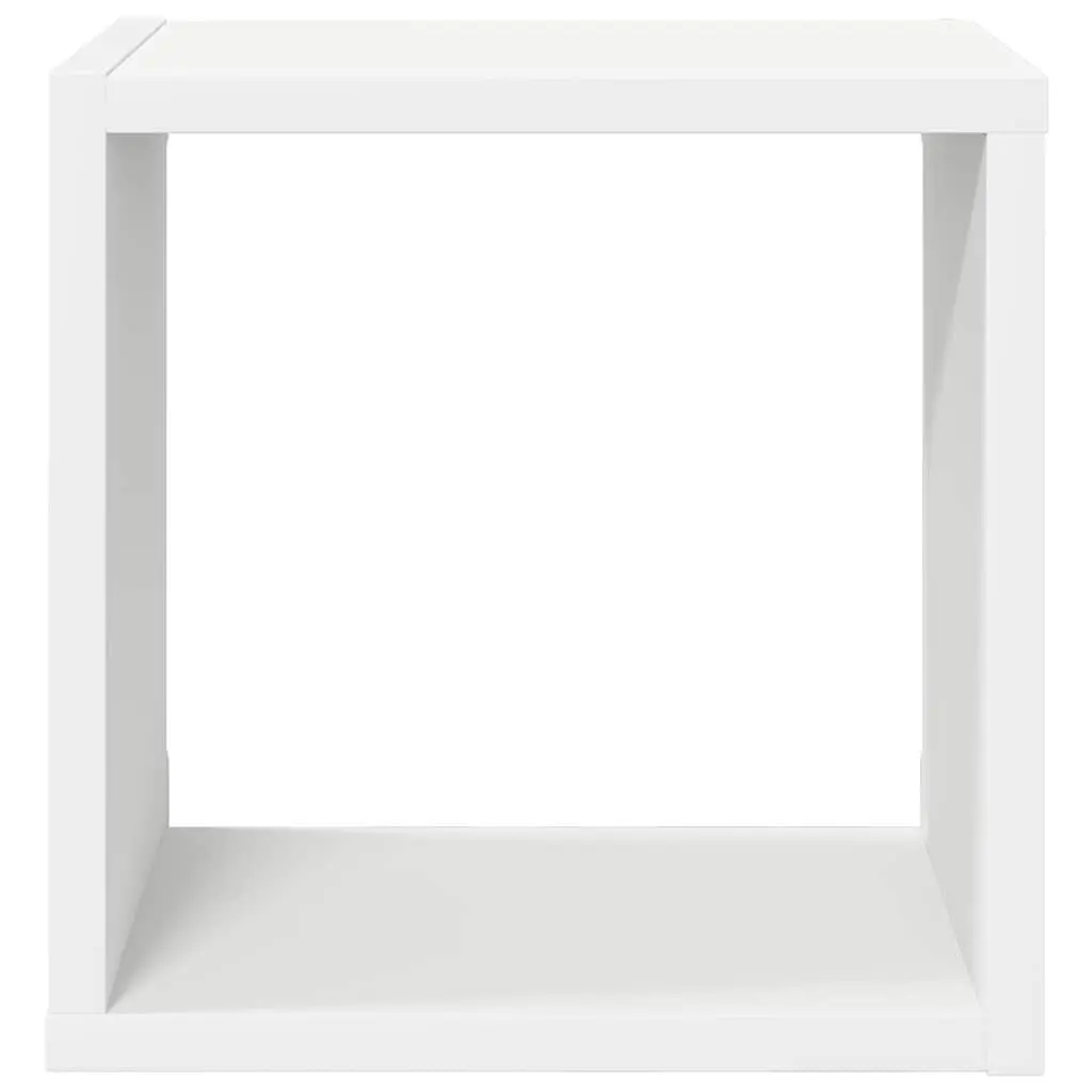 Wall Cube Shelves White Floating Storage Display Organiser 26 x 15 x 26 cm