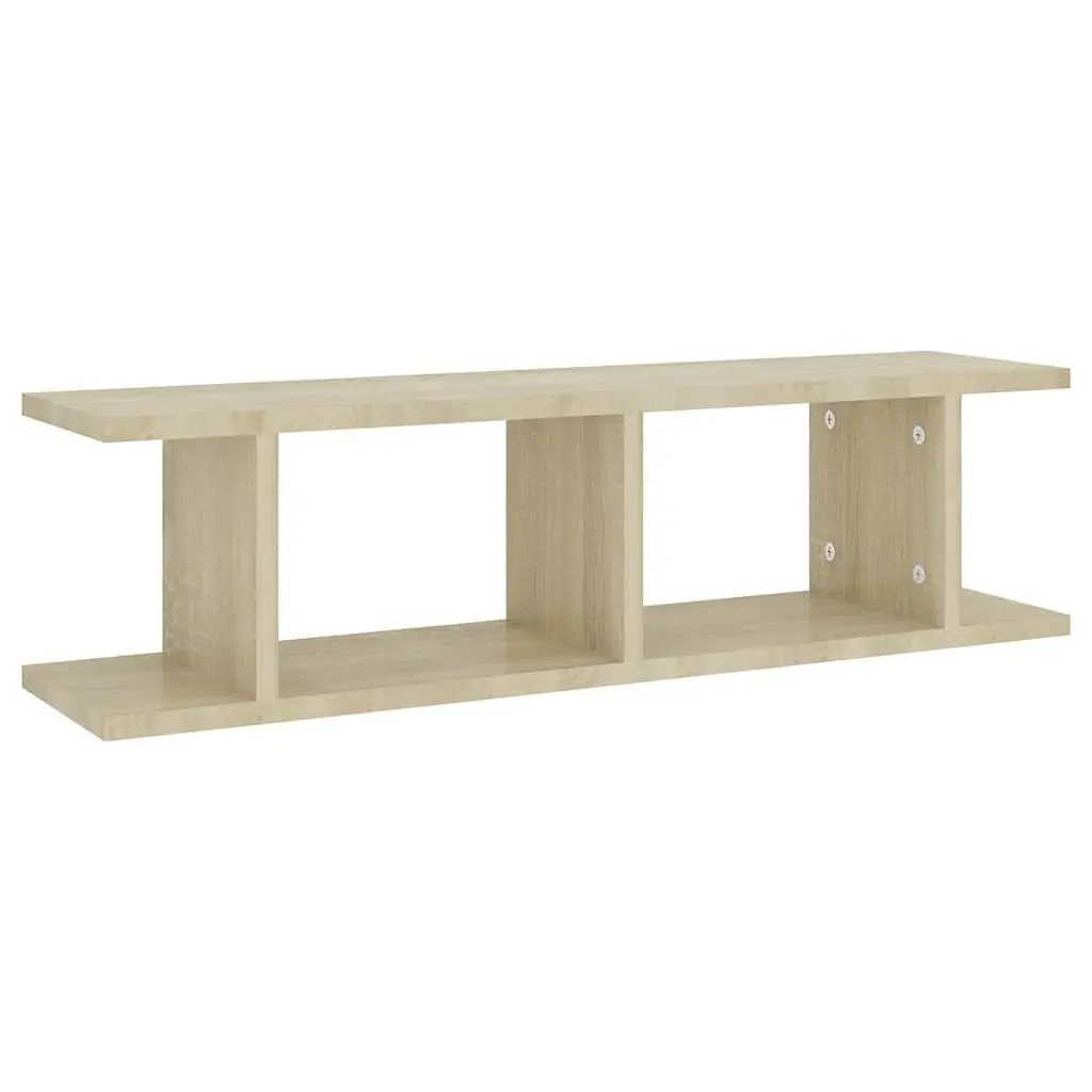 Wall Shelves Brown Floating 75 x 18 x 20 cm Engineered Wood