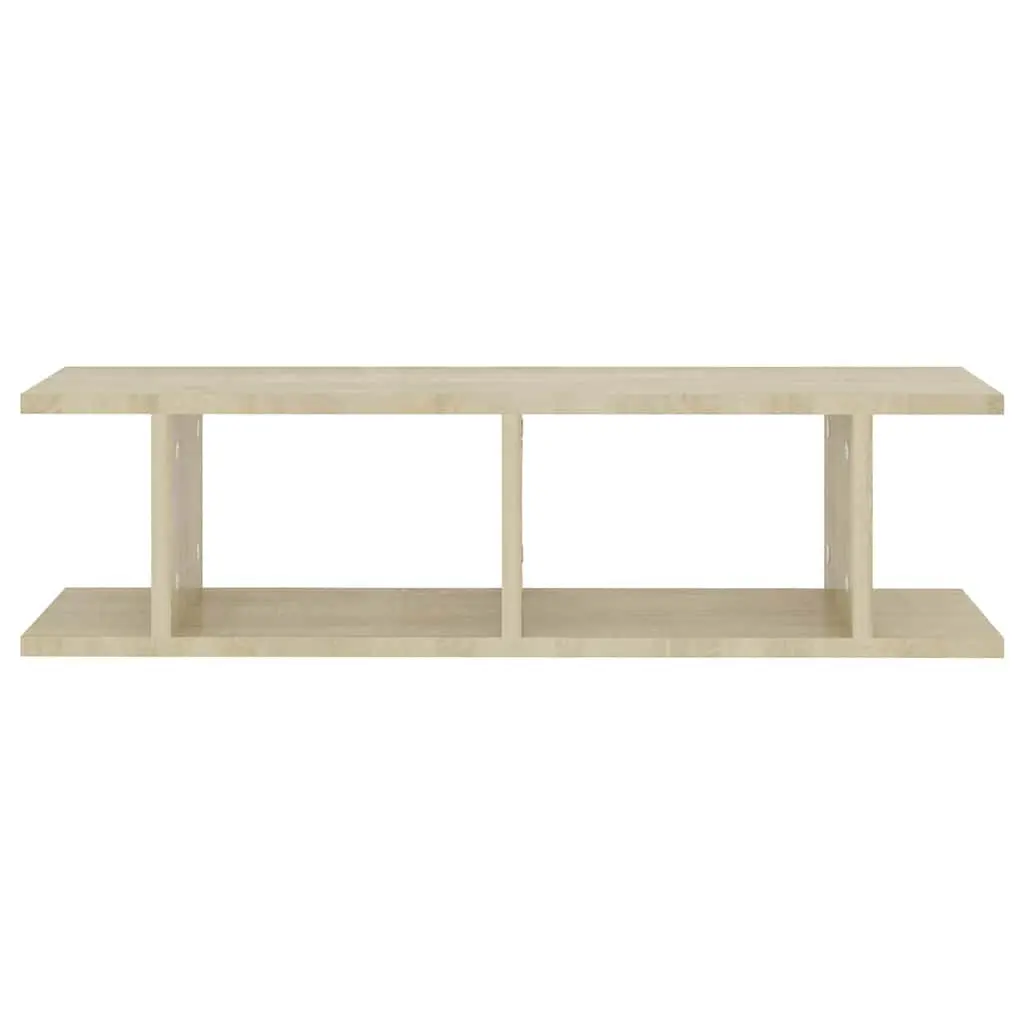 Wall Shelves Brown Floating 75 x 18 x 20 cm Engineered Wood