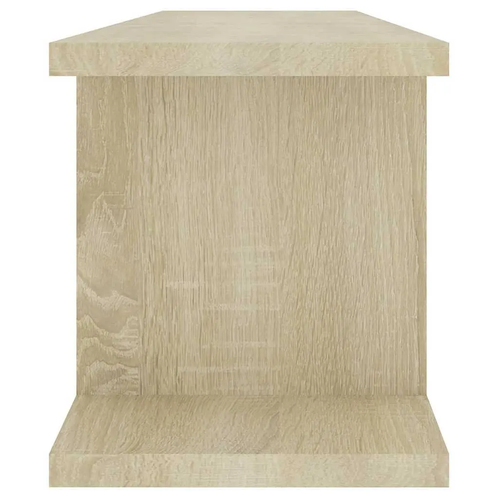 Wall Shelves Brown Floating 75 x 18 x 20 cm Engineered Wood
