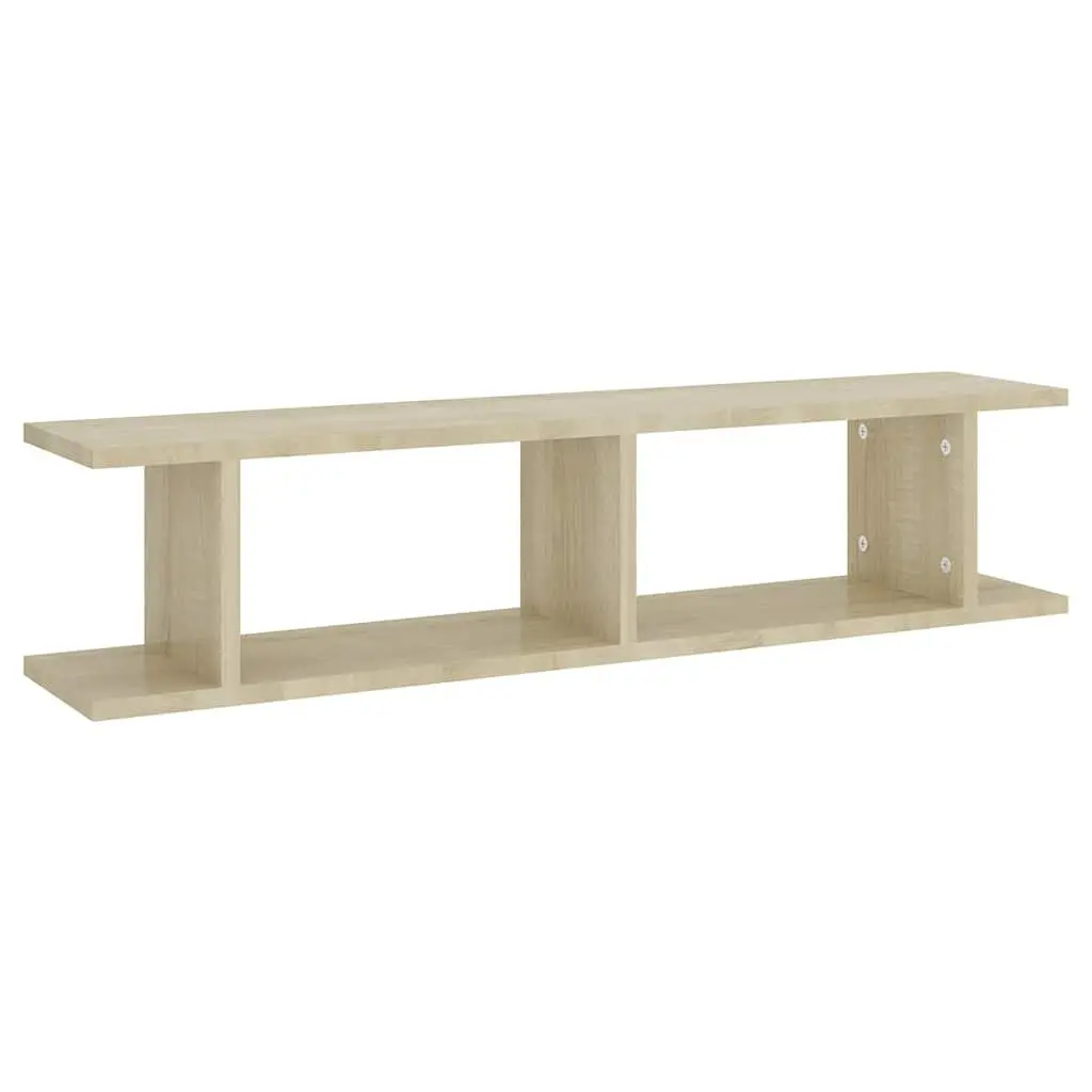 Wall Shelves Brown Cube Display Storage 90 x 18 x 20 cm Engineered Wood