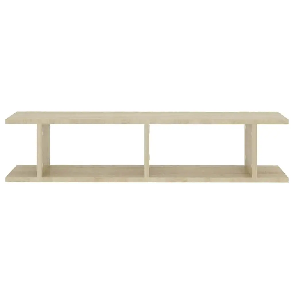 Wall Shelves Brown Cube Display Storage 90 x 18 x 20 cm Engineered Wood