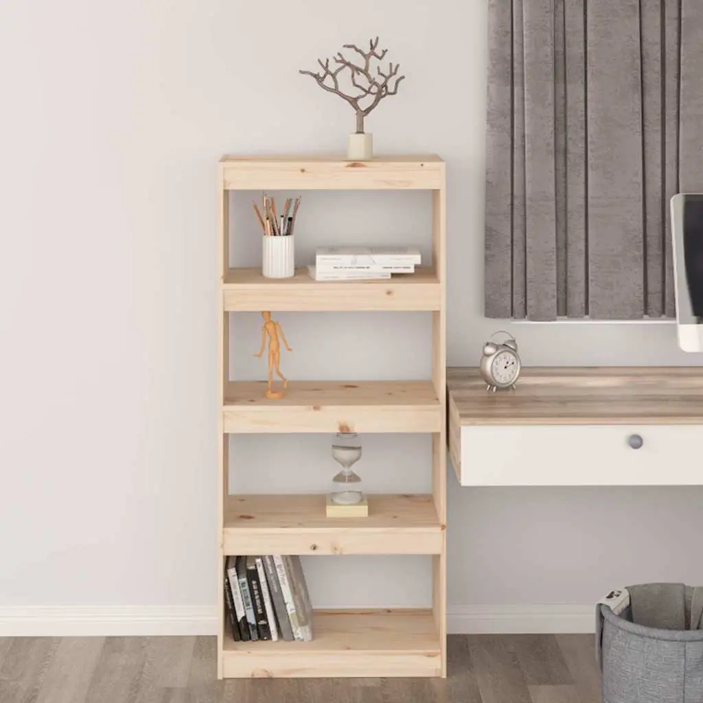 Book Cabinet Room Divider 60x30x135.5cm Bookcase Bookshelf 4 Compartment Storage