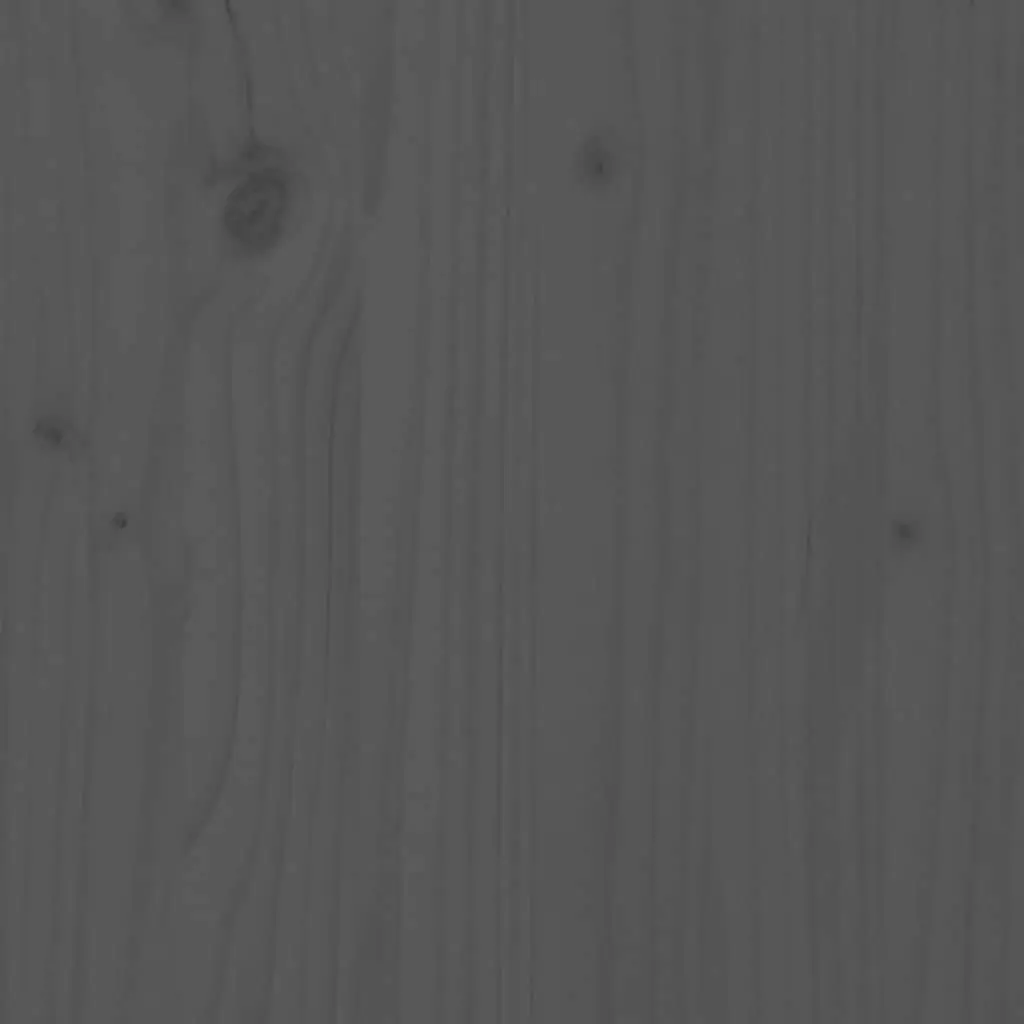 Grey Solid Pine Wood Book Cabinet Room Divider