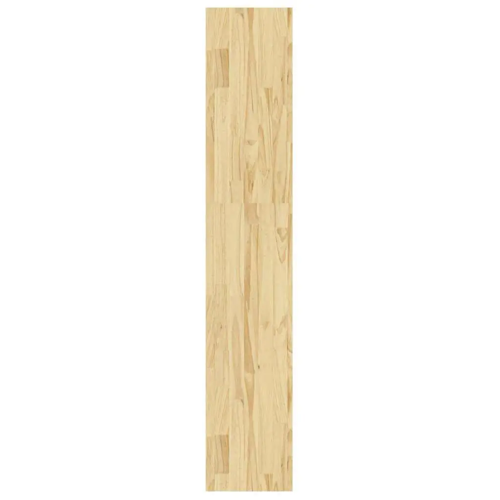 Wooden Book Cabinet Room Divider Brown 100x30x167.5 cm Solid Pinewood Standing Shelf Storage