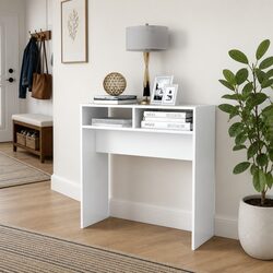 White Console Table for Hallway and Living Room