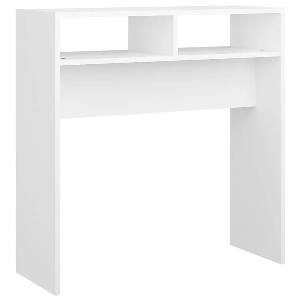 White Console Table for Hallway and Living Room