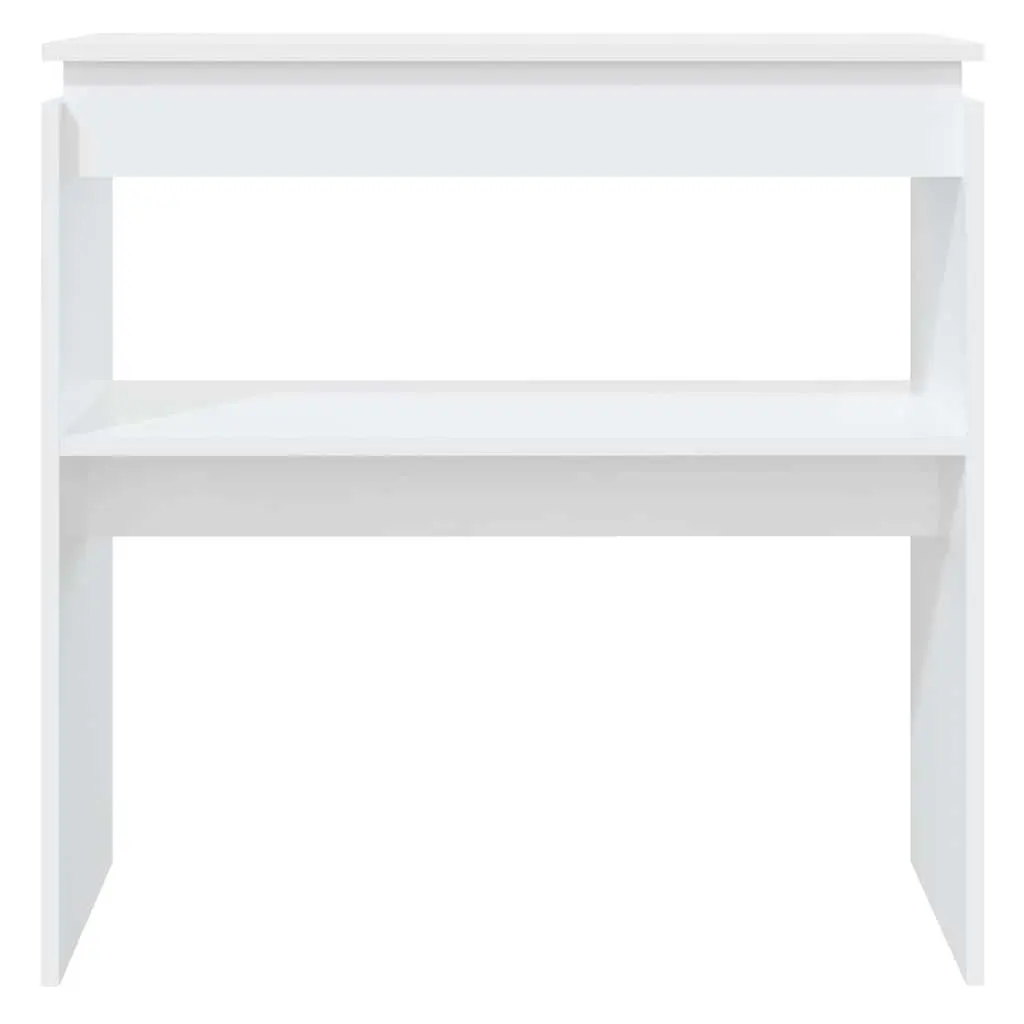 White Console Table for Hallway and Entryway