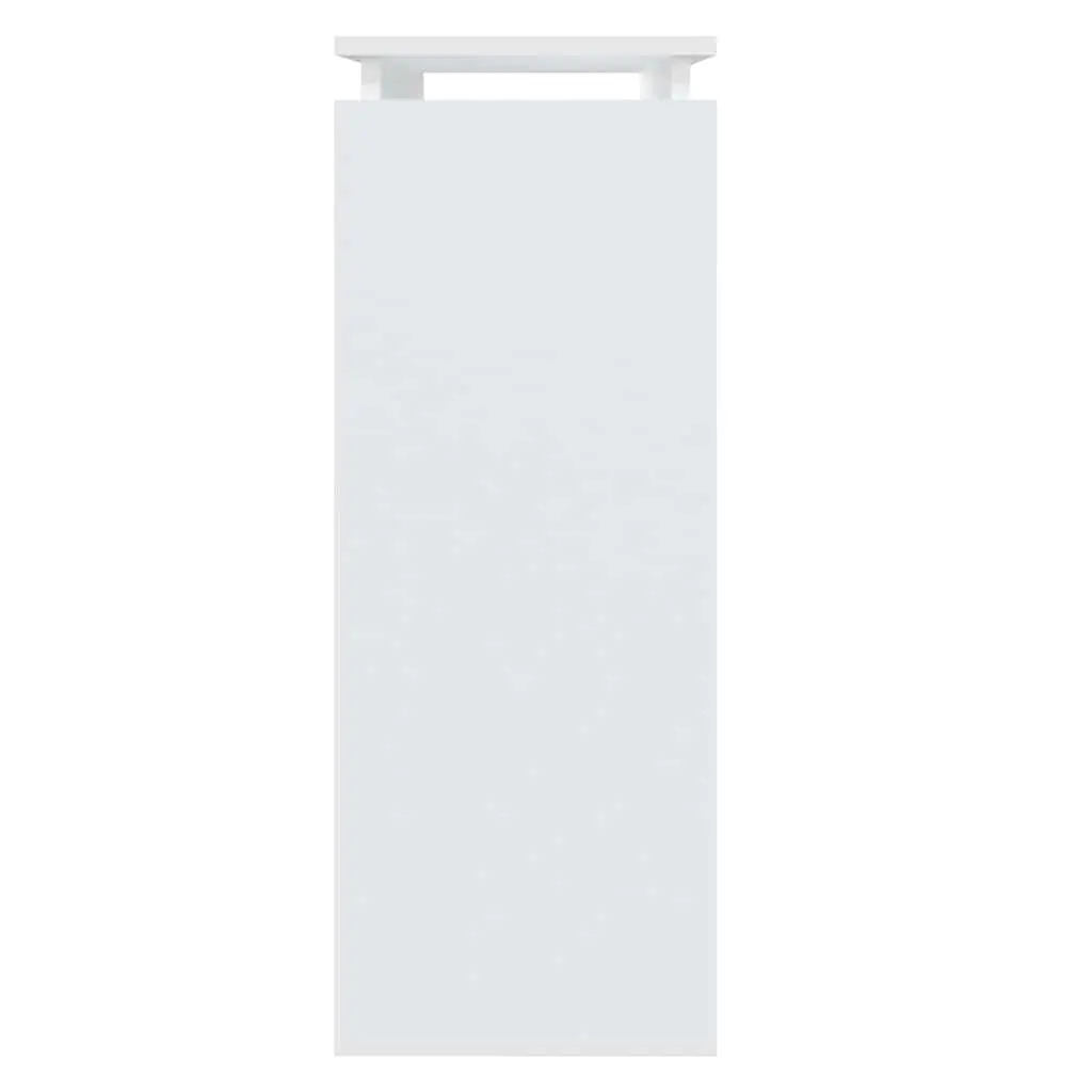 White Console Table for Hallway and Entryway