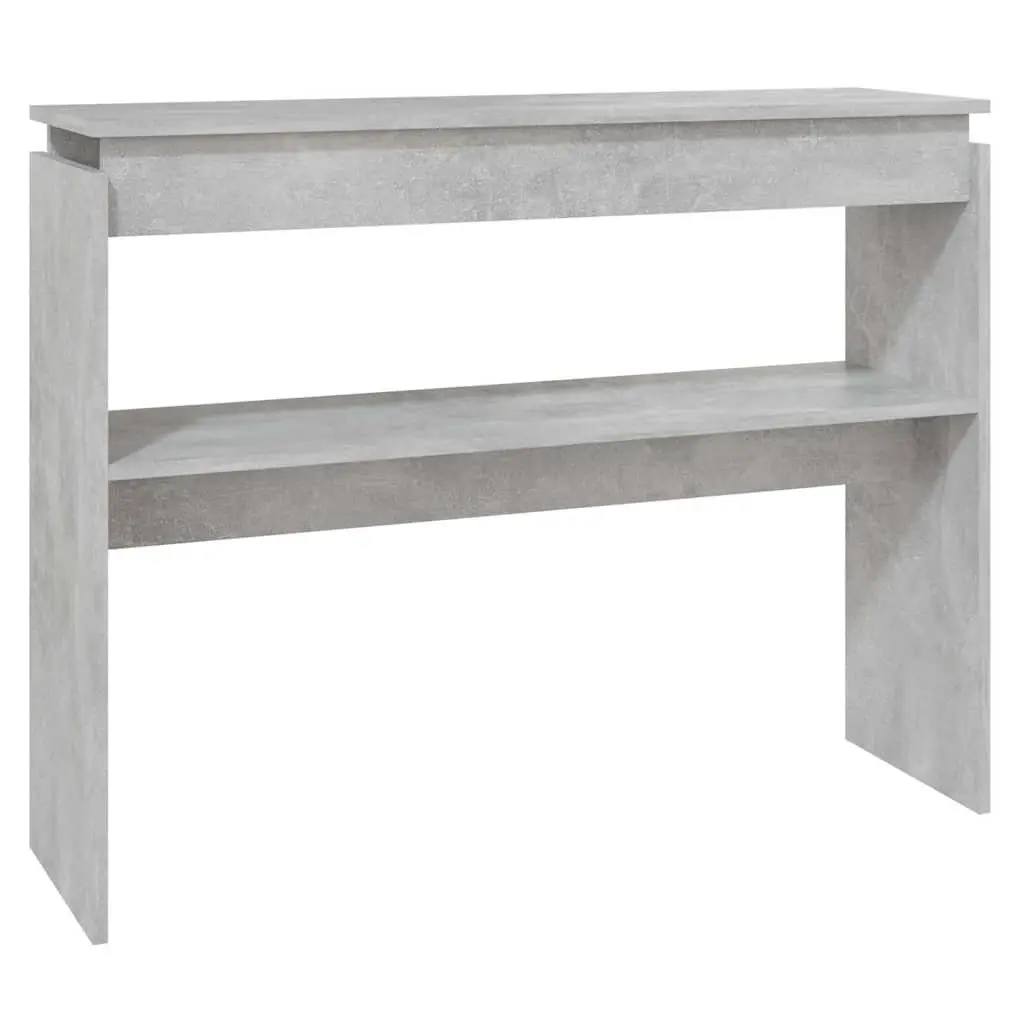 Grey Console Table for Hallway and Entryway 102x30x80cm
