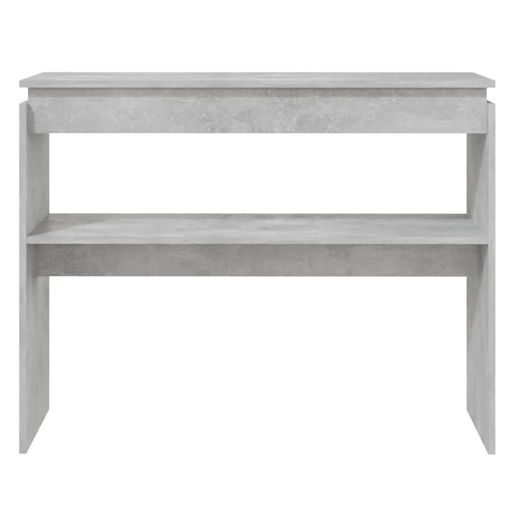 Grey Console Table for Hallway and Entryway 102x30x80cm