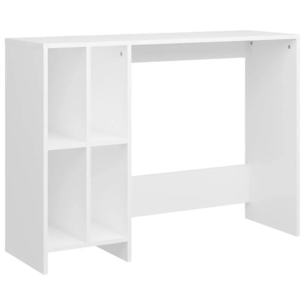 Notebook Desk White Modern Office Workstation Computer Table Study Furniture