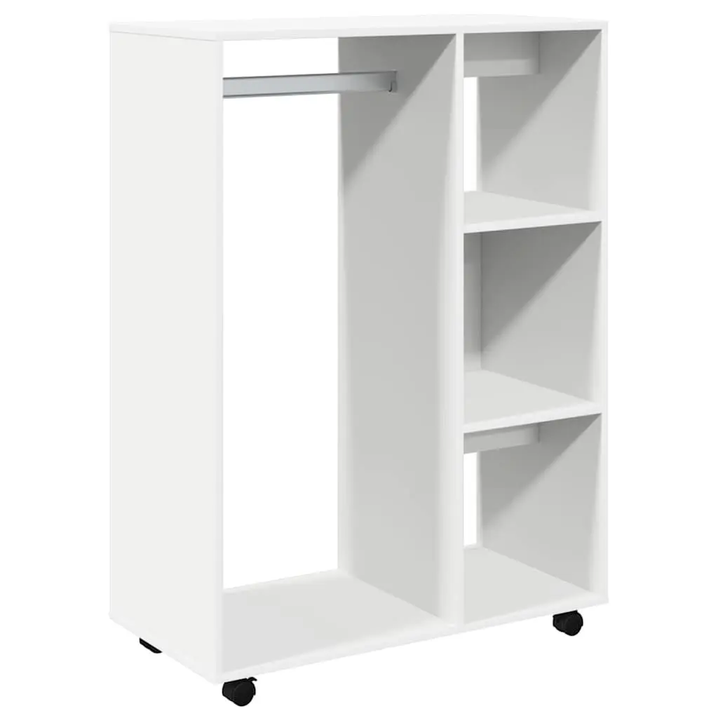 White Wardrobe Cabinet Storage Cupboard Bedroom Furniture Open Compartment
