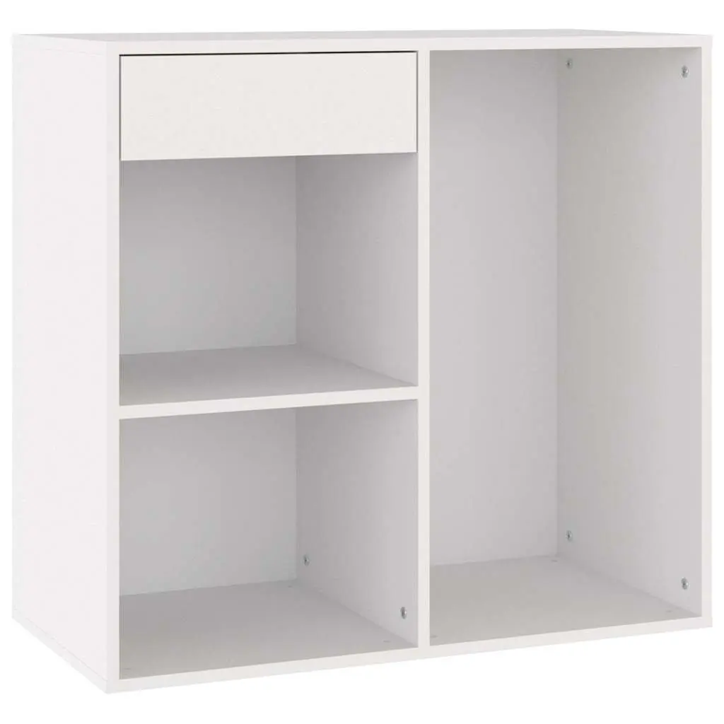 Cosmetic Cabinet Storage Unit White Bathroom Makeup Organizer Drawer Compartment