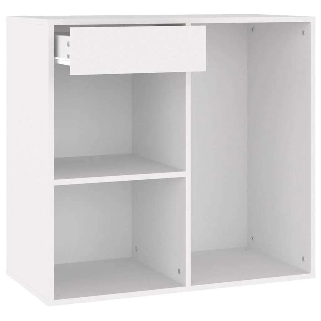 Cosmetic Cabinet Storage Unit White Bathroom Makeup Organizer Drawer Compartment