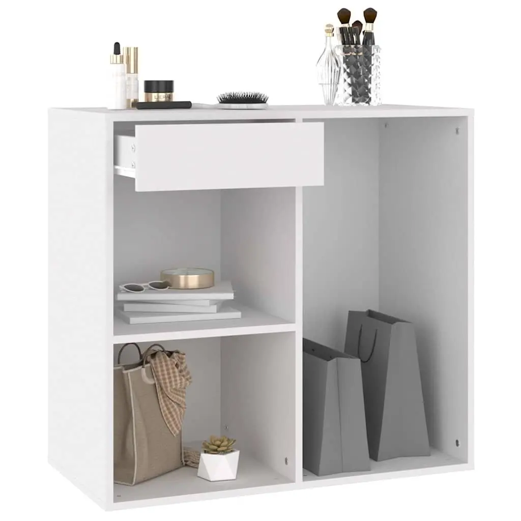 Cosmetic Cabinet Storage Unit White Bathroom Makeup Organizer Drawer Compartment