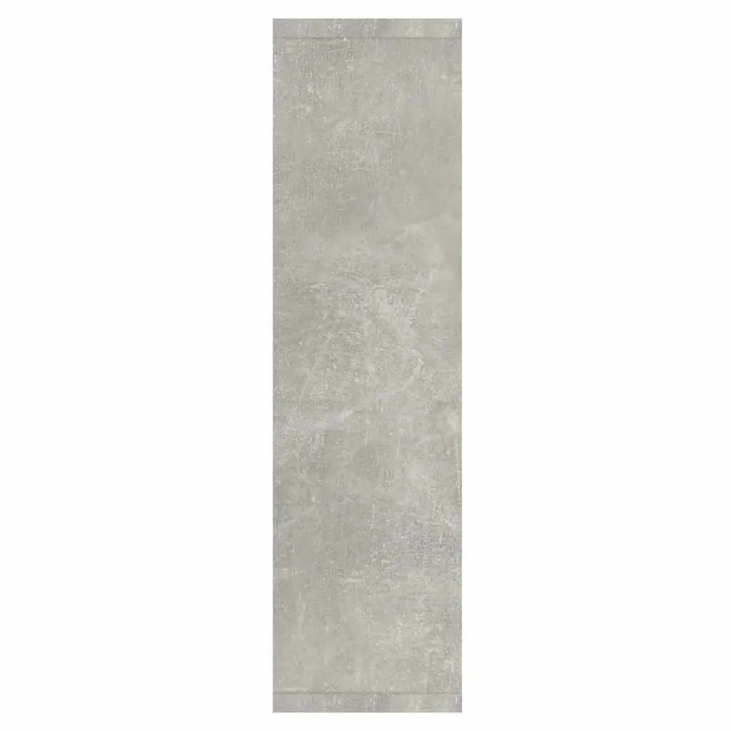 Mirror Cabinet LED Lights Wall-Mounted Bathroom Storage Grey 76x15x55cm Engineered Wood
