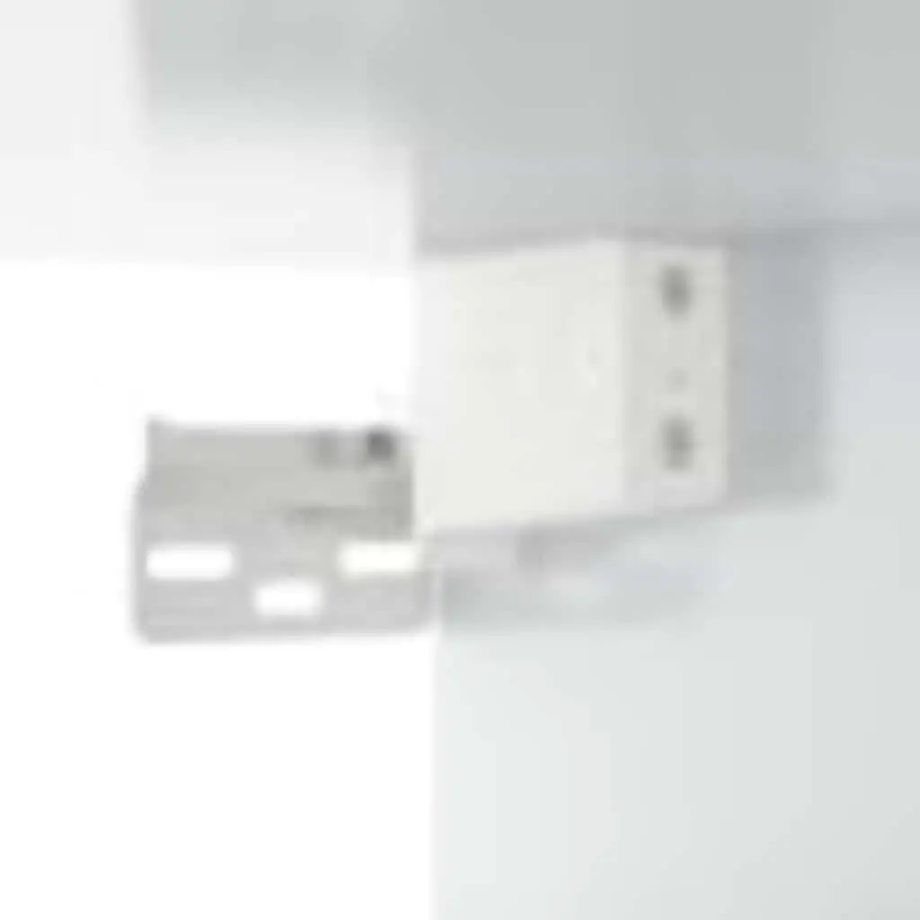 Mirror Cabinet LED Lights Wall-Mounted Bathroom Storage Grey 76x15x55cm Engineered Wood