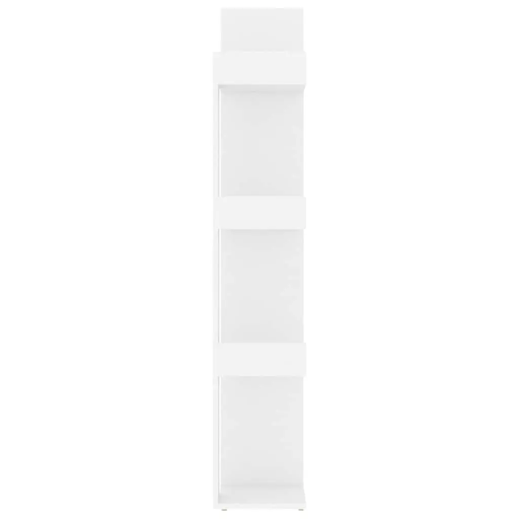 White Book Cabinet with 13 Compartments for Storage