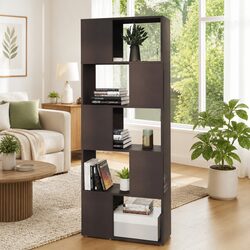 Grey Open Shelving Unit for Stylish Storage