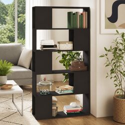 Grey Storage Shelving Unit and Room Divider