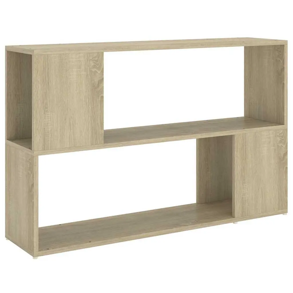 Book Cabinet Sonoma Oak Open Shelving Storage Unit Brown Engineered Wood