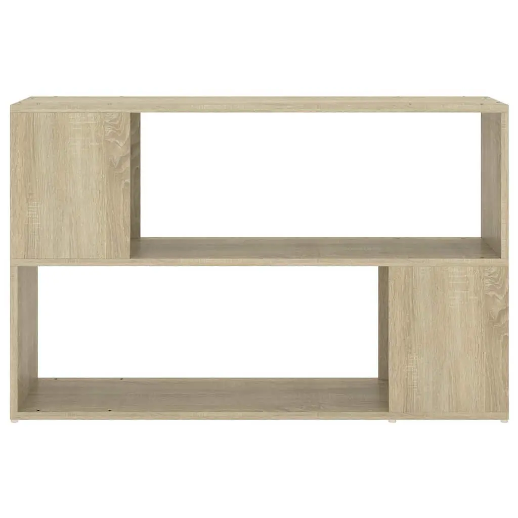 Book Cabinet Sonoma Oak Open Shelving Storage Unit Brown Engineered Wood