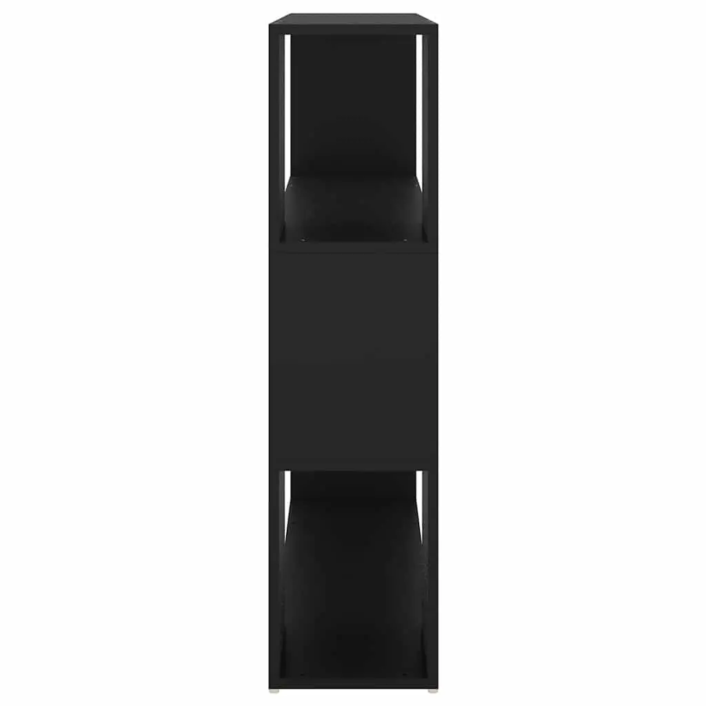 Black Book Cabinet Room Divider Shelving Unit Bookcase Organizer Storage
