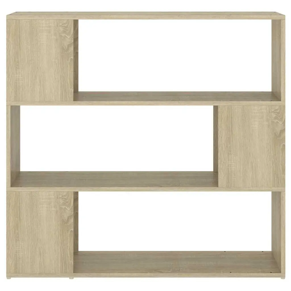 Brown Book Cabinet Room Divider with Shelving Unit