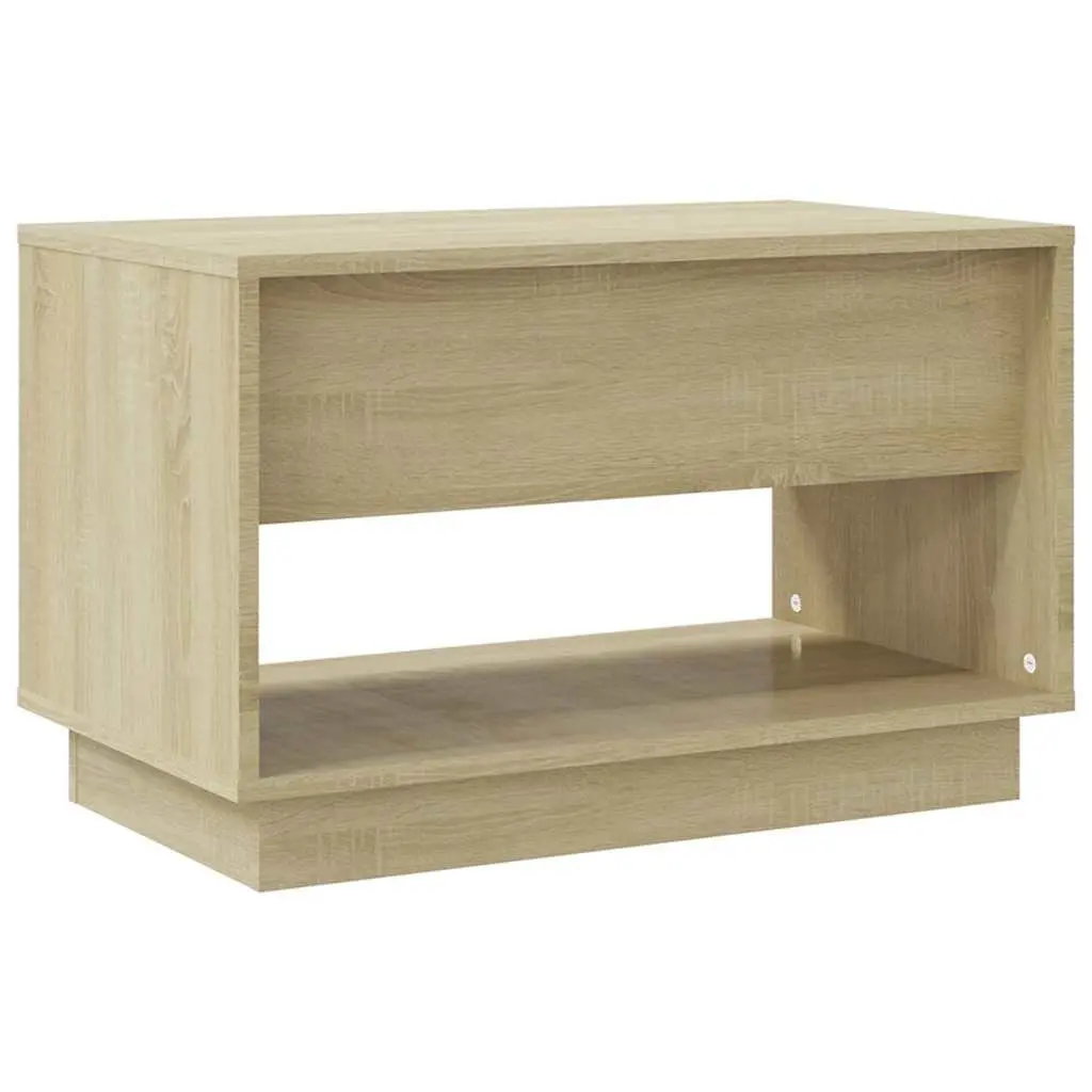 TV Cabinet Beige Engineered Wood Lowboard Living Room Storage with Drawers
