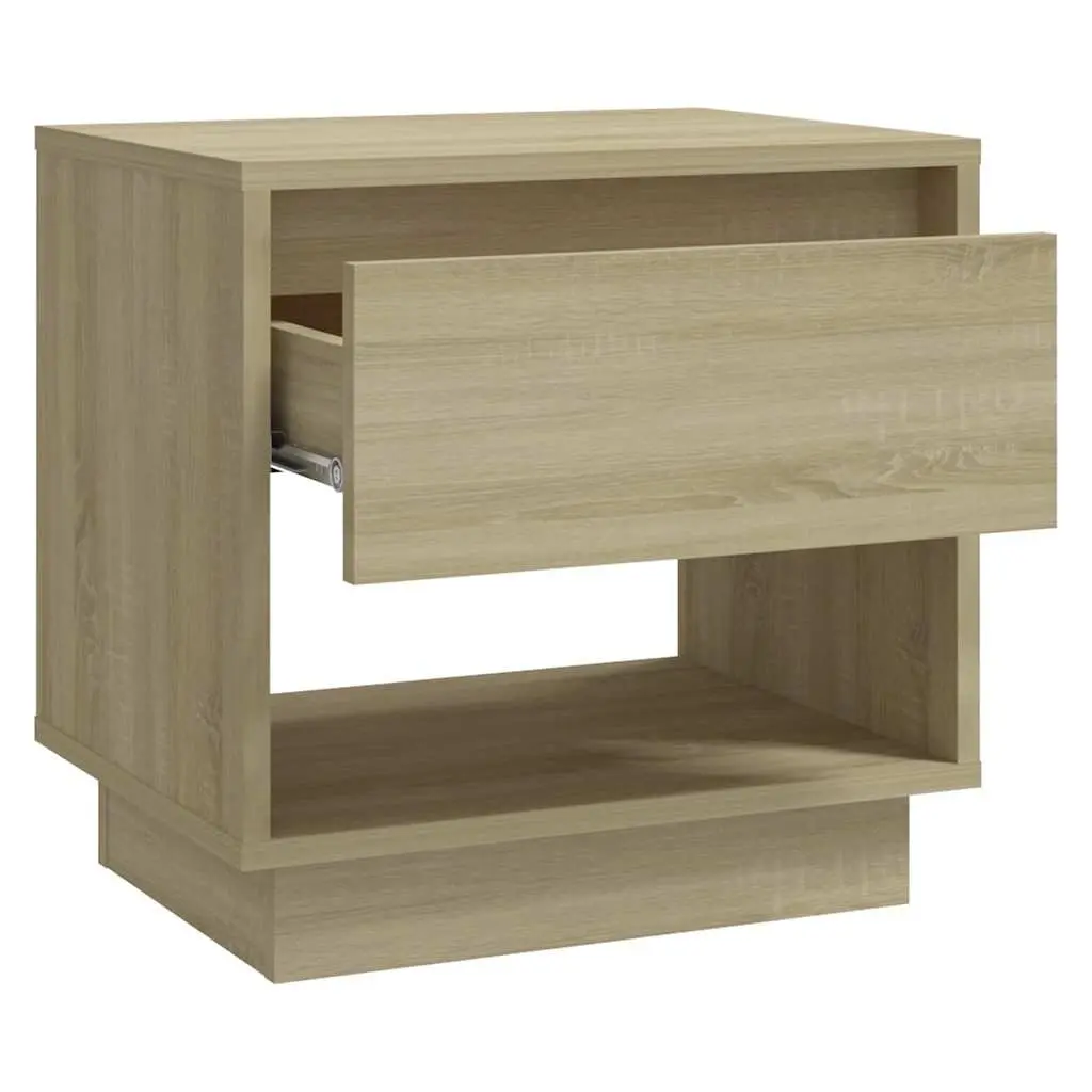 2-Piece Nightstand Set with Open Compartment