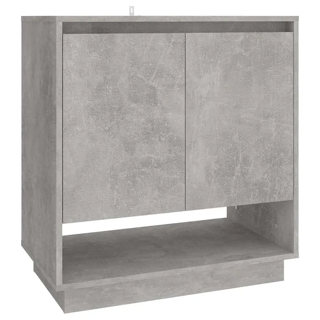 Grey Engineered Wood Sideboard Storage Cabinet