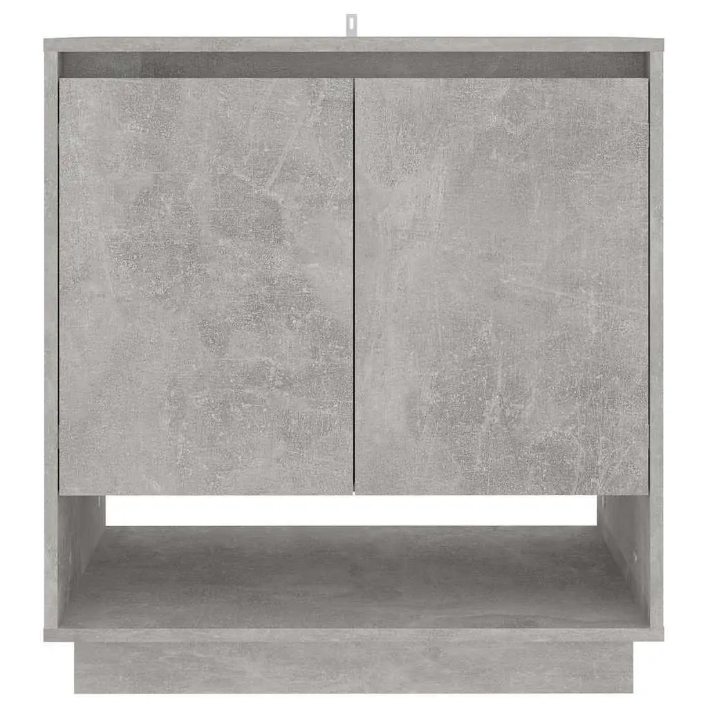 Grey Engineered Wood Sideboard Storage Cabinet
