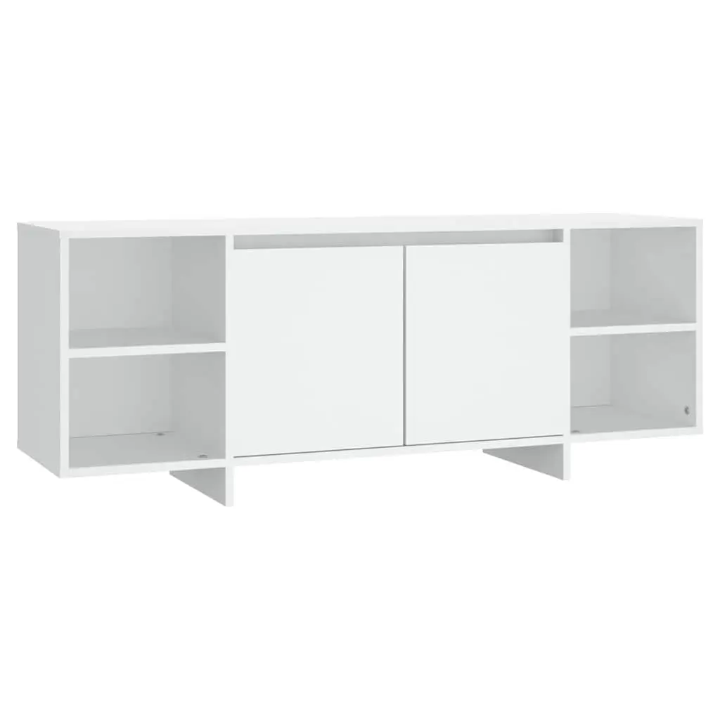TV Cabinet White Living Room Storage Unit 130 x 35 x 50 cm Engineered Wood